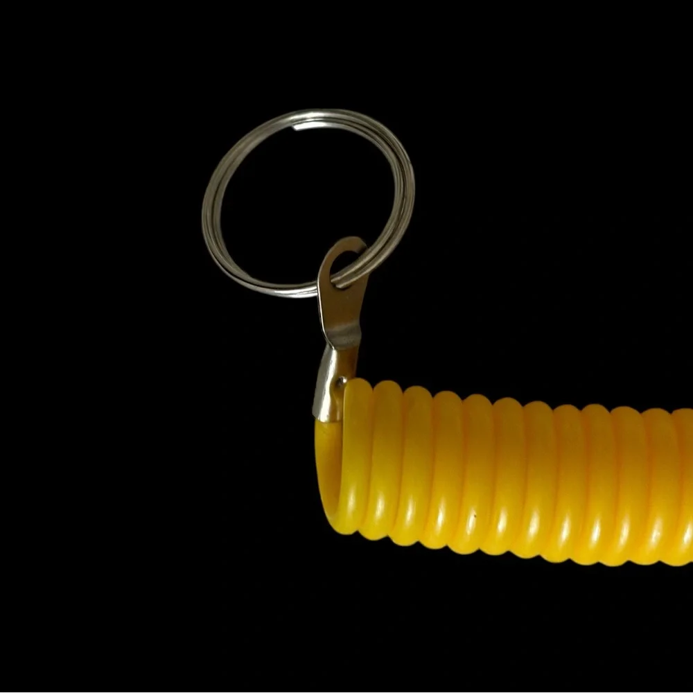 Joggers Key Coil with Snap Yellow/Silver
